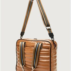 THINK ROYLN Quilted Pickleball Bag with Striped Strap NWT!